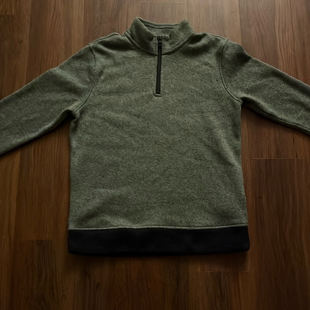 Green and Navy Blue Boys Sweater